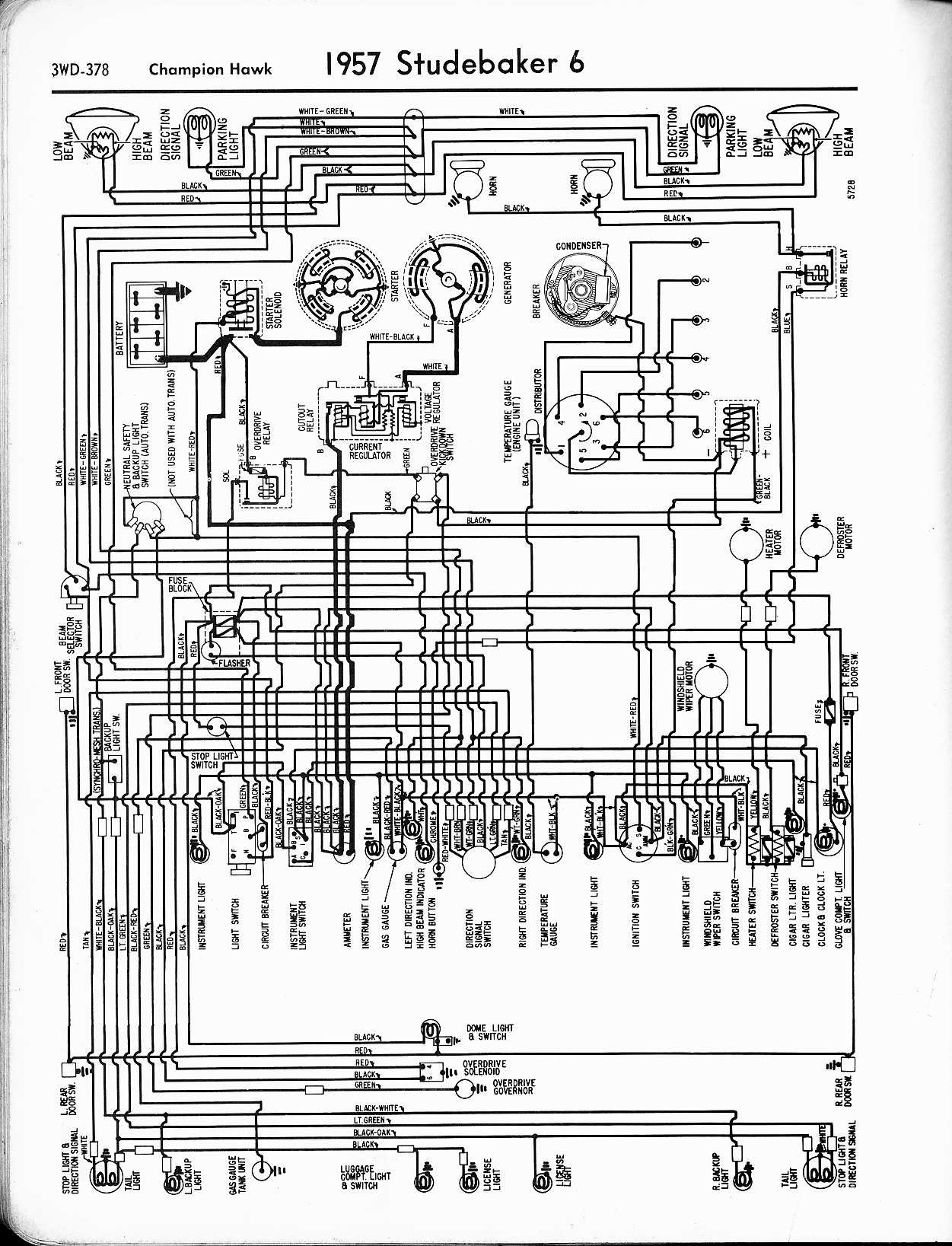 Studebaker wiring diagrams - The Old Car Manual Project